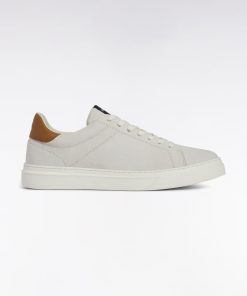 Eden Park Homme Chaussures Baskets Basses En Cuir Blanc