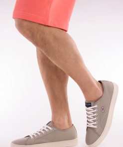 Eden Park Homme Chaussures Baskets Basses En Coton Beiges