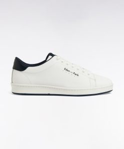 Eden Park Homme Chaussures Baskets Basses En Cuir Blanches