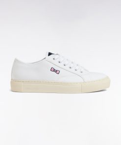 Eden Park Femme Chaussures Baskets Basses En Toile De Coton Marine