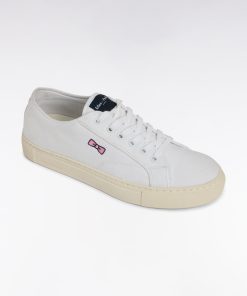 Eden Park Homme Chaussures Baskets Basses En Coton Blanches