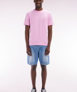 Eden Park Homme Men's Bermuda 5 Poches En Denim Bleu Délavage Stone Bleach Coupe Regular