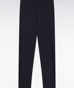 Eden Park Femme Men's Legging Stretch Marine À Taille Élastique Siglée