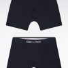 Eden Park Homme Men's Lot De Deux Boxers En Jersey De Coton Stretch Marine