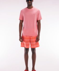 Eden Park Homme Men's Maillot De Bain Cerclé Corail