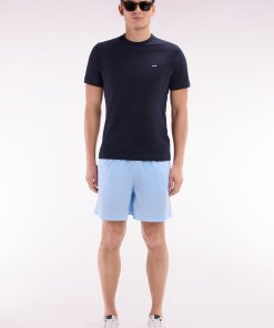 Eden Park Homme Men's Maillot De Bain Uni Ciel