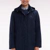 Eden Park Homme Men's Parka À Capuche Intégrée Bleu Marine