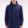 Eden Park Homme Men's Parka Légère À Capuche Intégrée Marine