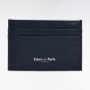 Eden Park Homme Accessoires Porte-cartes En Cuir Grainé Marine