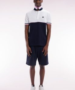 Eden Park Homme Men's Short Xv De France En Molleton Coton Marine Coupe Décontractée