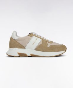 Eden Park Homme Chaussures Sneakers Multimatières En Cuir Beiges