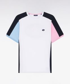 Eden Park Homme Men's T-shirt À Manches Courtes En Coton Blanc Coupe Droite