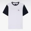 Eden Park Homme Men's T-shirt À Manches Courtes En Coton Blanc Coupe Décontractée