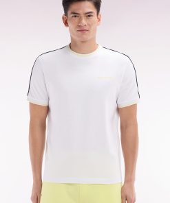 Eden Park Homme Men's T-shirt En Coton Blanc Coupe Décontractée