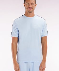 Eden Park Homme Men's T-shirt En Coton Ciel Coupe Décontractée