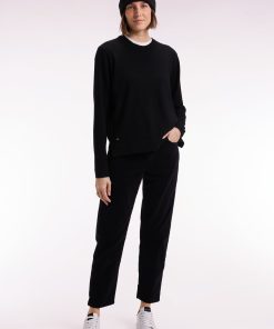 Eden Park Femme Men's Pantalon 5 Poches En Velours Côtelé Noir