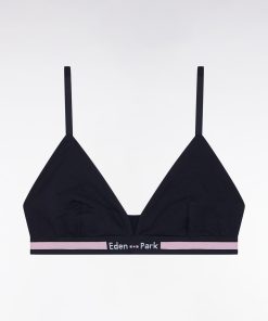 Eden Park Femme Men's Soutien-gorge En Jersey Stretch Marine À Logo