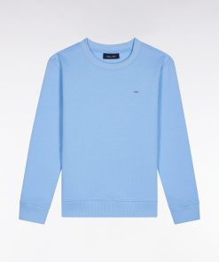 Eden Park Enfant Men's Sweatshirt En Molleton Coton Ciel