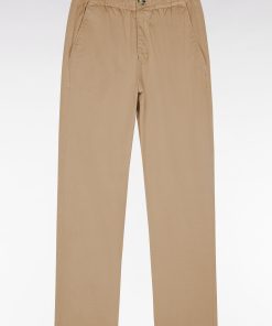 Eden Park Enfant Men's Pantalon Chino Sans Plis En Coton Stretch Camel