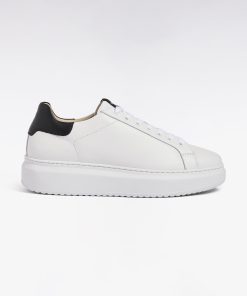 Eden Park Femme Chaussures Baskets Basses En Cuir Blanc