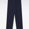 Eden Park Femme Men's Pantalon Jogging En Laine Et Cachemire Marine Coupe Relaxed