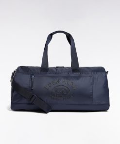 Eden Park Homme Accessoires Sac De Sport En Toile Reliefée Marine