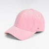 Eden Park Femme Accessoires Casquette En Velours Côtelé Rose
