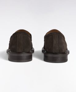 Eden Park Homme Chaussures Mocassins En Cuir Suédé Marron