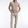Eden Park Homme Men's Jean 5 Poches En Coton Stretch Beige