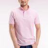 Eden Park Homme Men's Polo Manches Courtes En Coton Pima Rose Coupe Droite