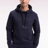 Eden Park Homme Men's Sweatshirt À Capuche En Coton Marine Coupe Droite