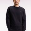 Eden Park Homme Men's Sweatshirt À Col Rond En Coton Noir Coupe Droite