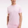 Eden Park Homme Men's T-shirt À Manches Courtes Broderie Dos En Coton Pima Rose