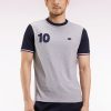 Eden Park Homme Men's T-shirt À Manches Courtes En Coton Gris