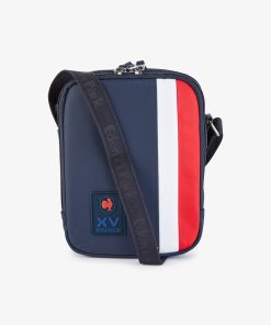 Eden Park Homme Accessoires Besace Rectangulaire Xv De France Tricolore