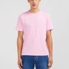 Eden Park Homme Men's T-shirt Rose Col Rond À Manches Courtes