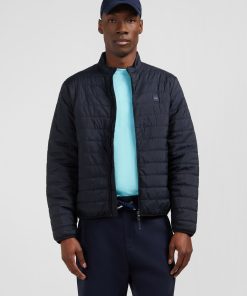 Eden Park Homme Men's Doudoune Légère À Manches Longues Bleu Foncé