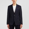 Eden Park Homme Men's Blazer Bleu Marine 100 % Laine