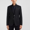 Eden Park Homme Men's Blazer Noir 100 % Laine