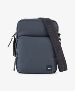 Eden Park Homme Accessoires Besace Gomme Bleu Foncé