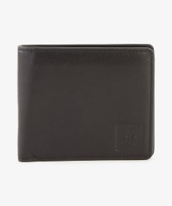 Eden Park Homme Accessoires Portefeuille Format Italien En Cuir Noir